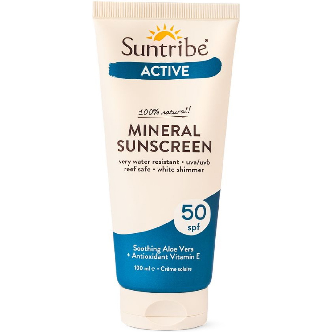 2026 Suntribe Active Økologisk Mineral Solcreme SPF 50 STSSAC
